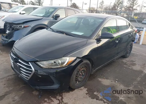 2017 Hyundai Elantra Se из США, поврежденный, VIN 5NPD74LF2HH142580